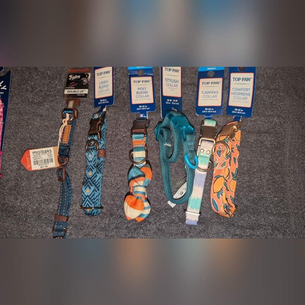 Small Dog Collar bundle 6 Brand New